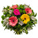 gerberas and spray chrysanthemums