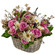 floral arrangement in a basket. Madagascar